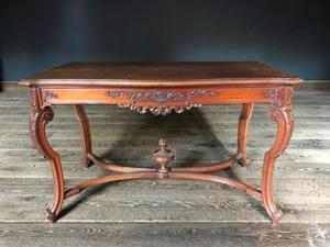 Louis XVI style Antique desk in Walnut, French 1880