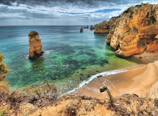 Free Images : beach, landscape, sea, coast, sand, rock, ocean, shore, wave,  formation, cliff, cove, bay, terrain, material, body of water, geology,  portugal, algarve, cape, landform, geographical feature 3008x2000 - -  383953 -