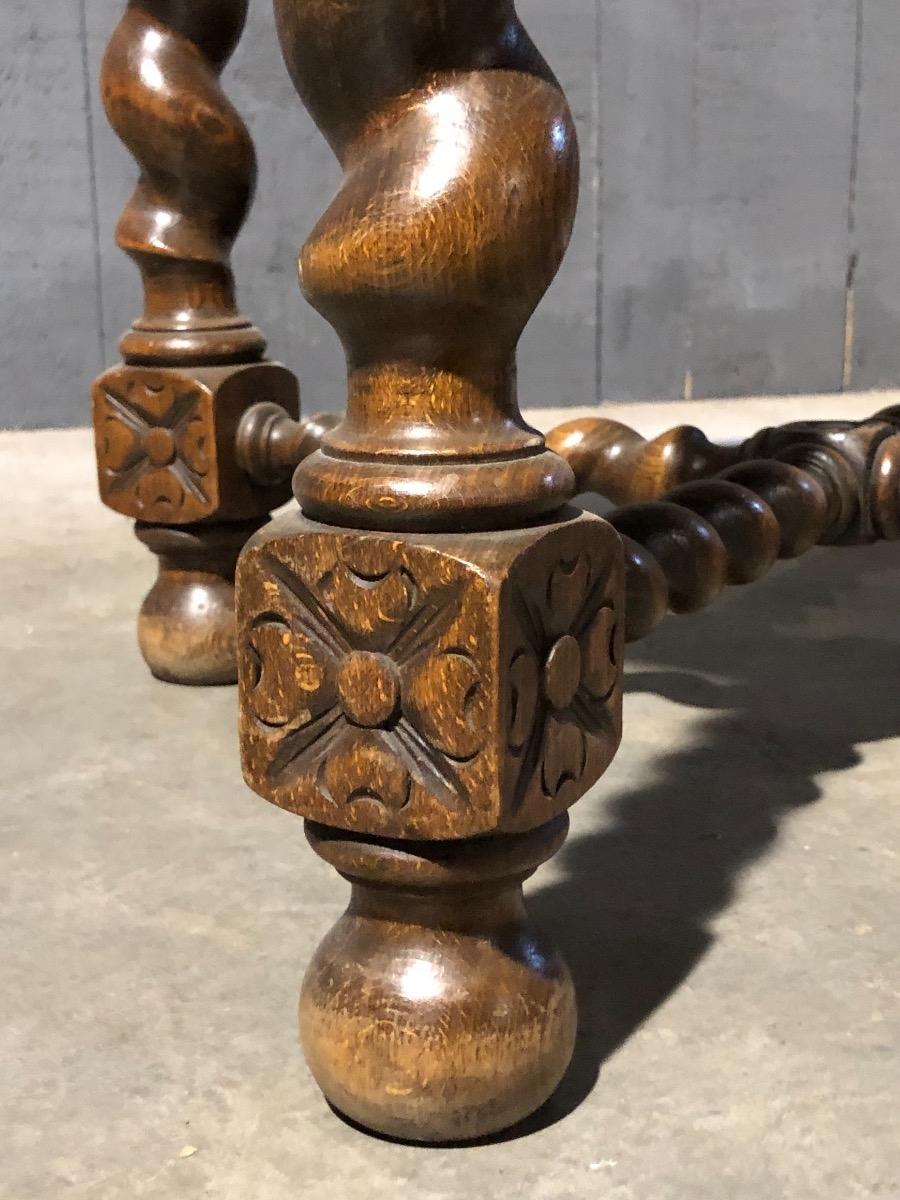 Antique carved side table