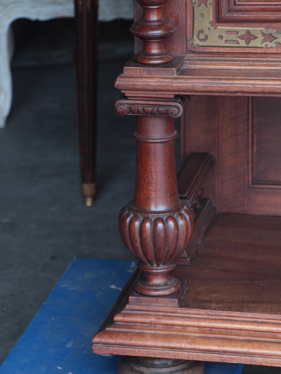 Antique French walnut server