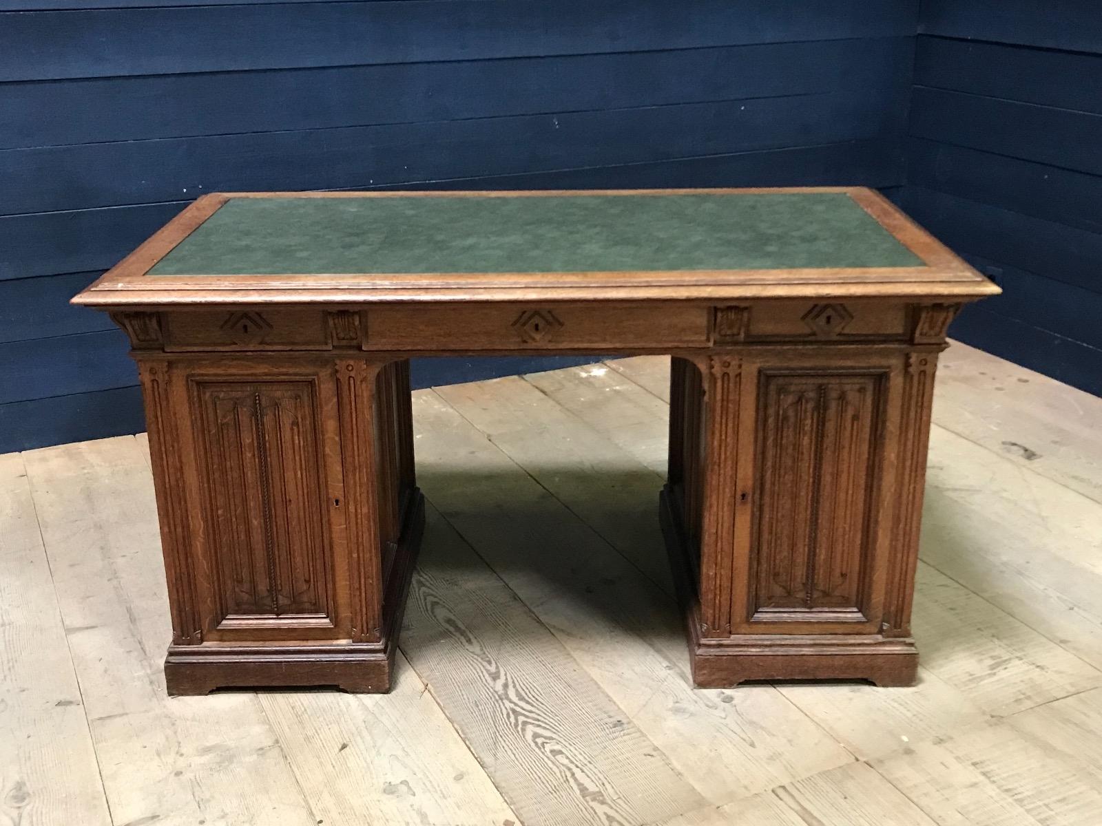 Antique gothic desk