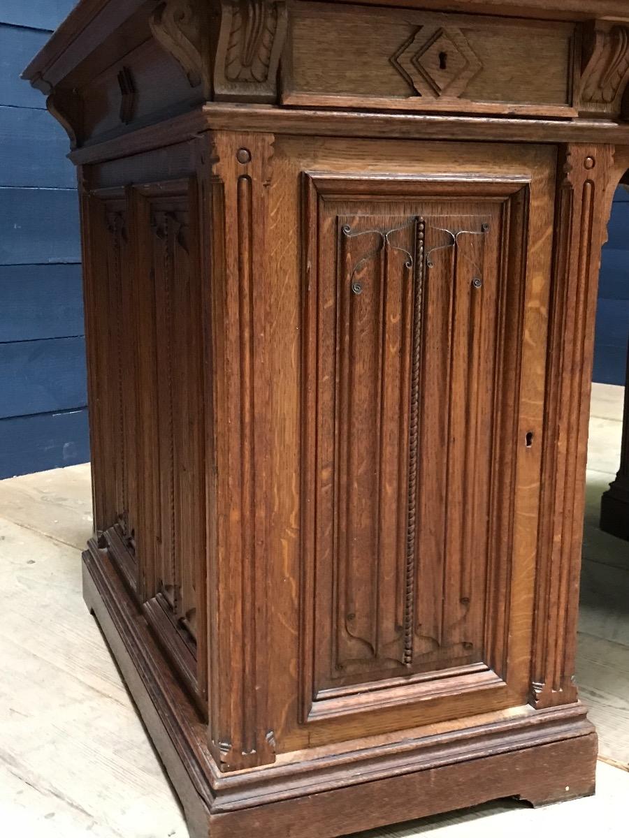 Antique gothic desk