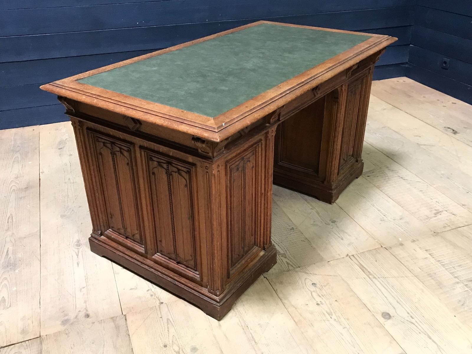 Antique gothic desk