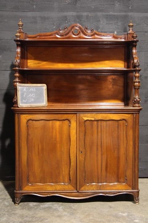 Antique Mahogany French Cupboard 