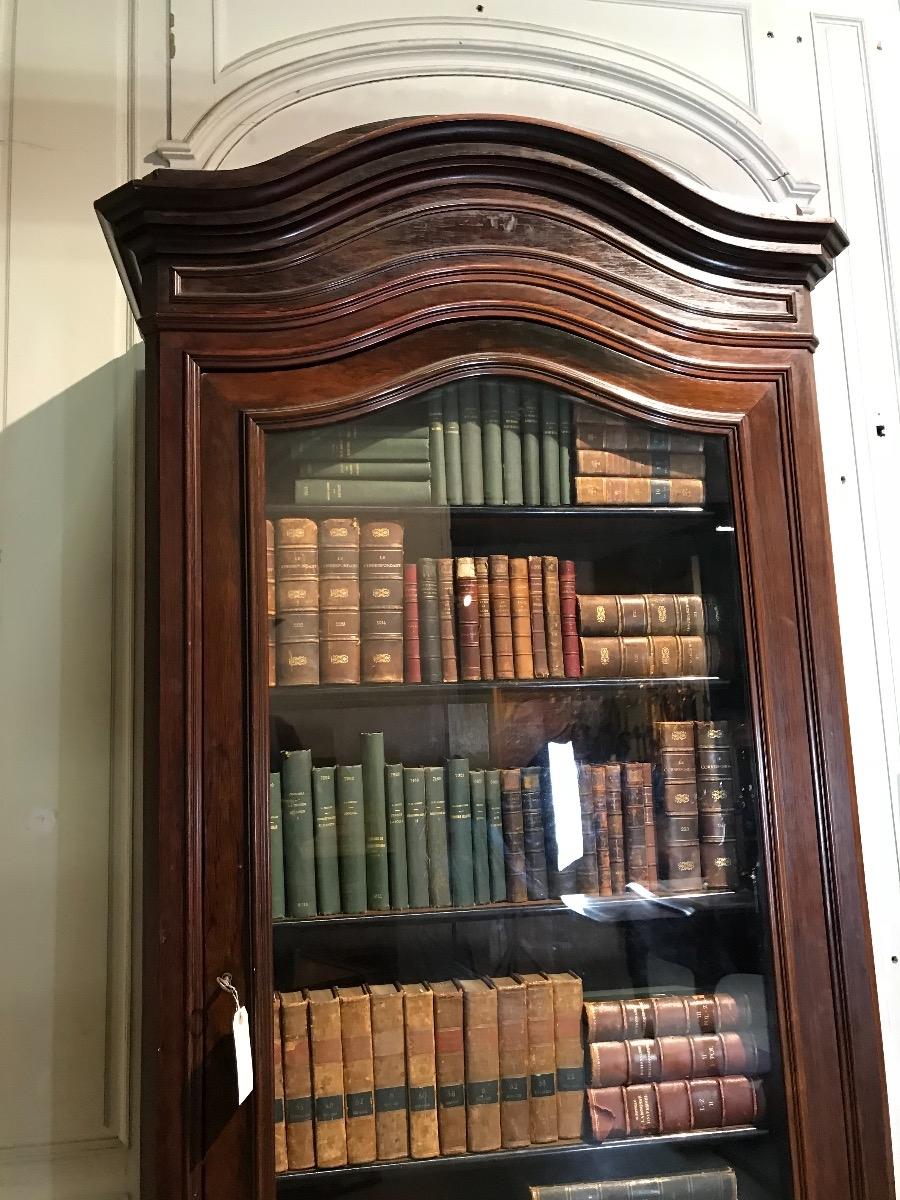 Antique Rosewood Louis-philippe Bookcase 