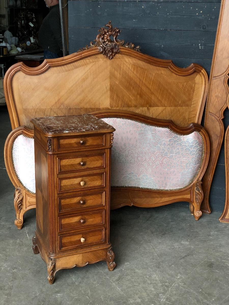 Antique walnut bedroom suite