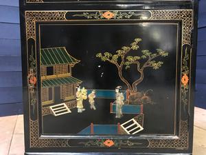 style Chinese style corner cabinet