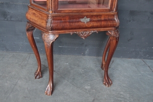 Chippendale style Display Cabinet in Walnut, England 1920