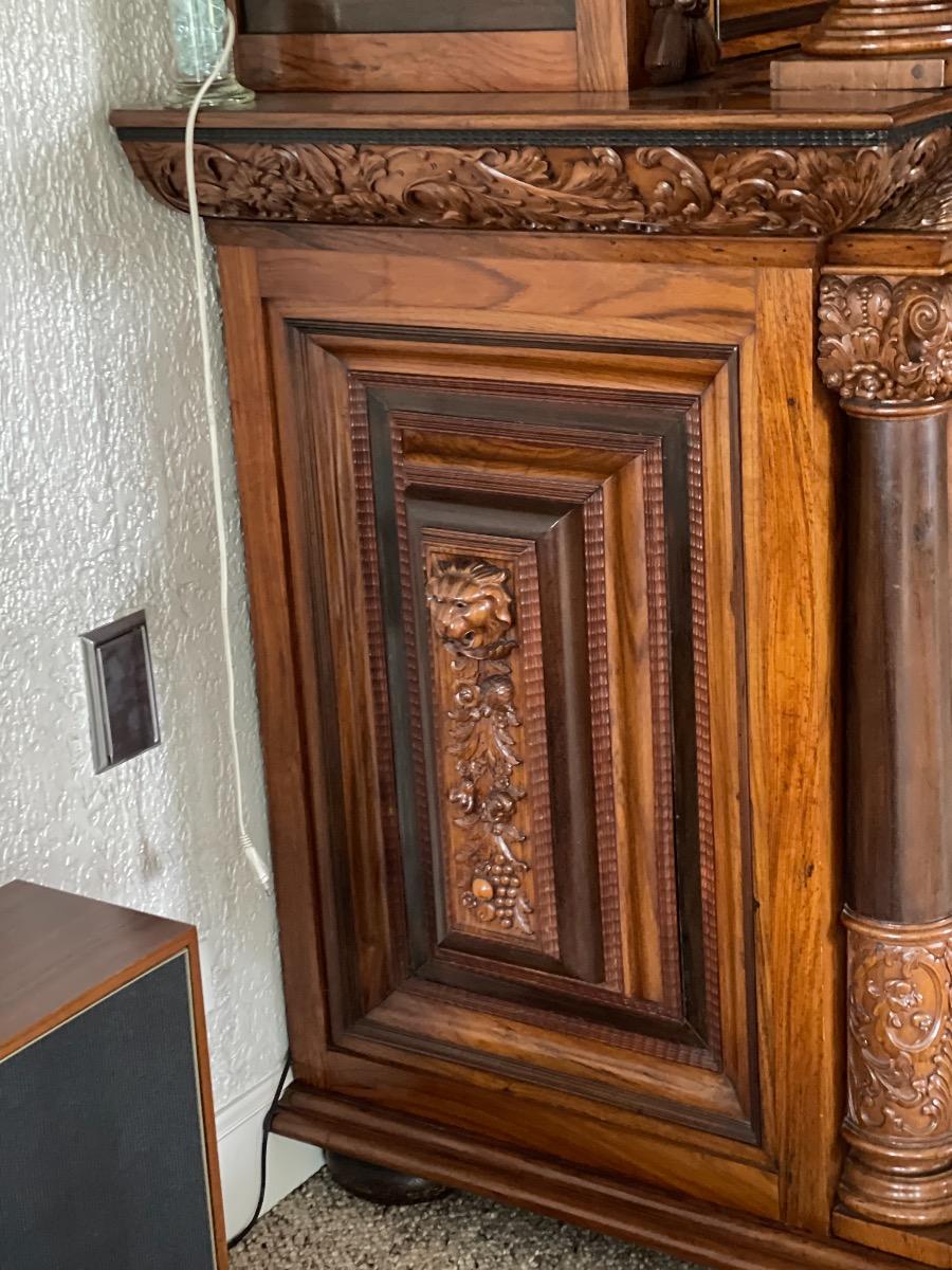 Exceptional castle cabinet 