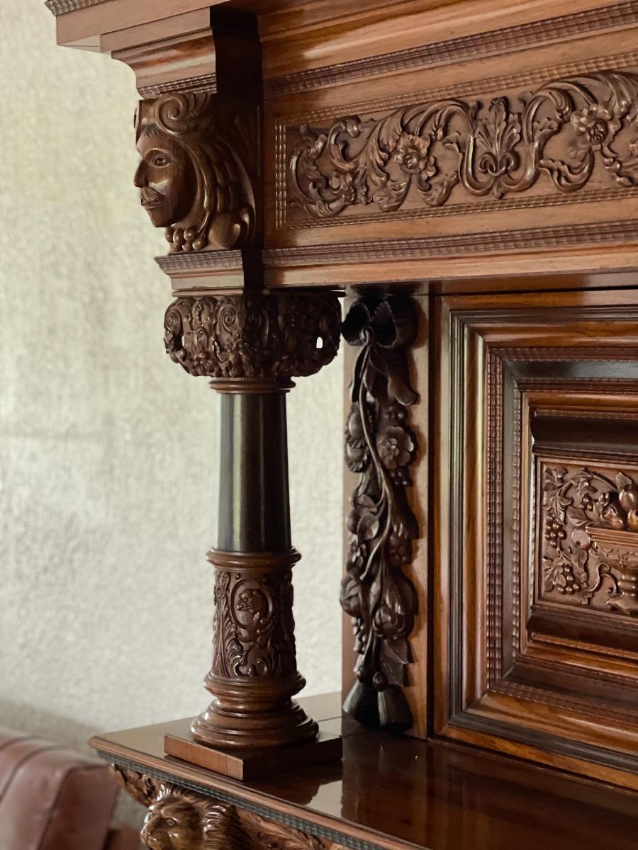 Exceptional castle cabinet 