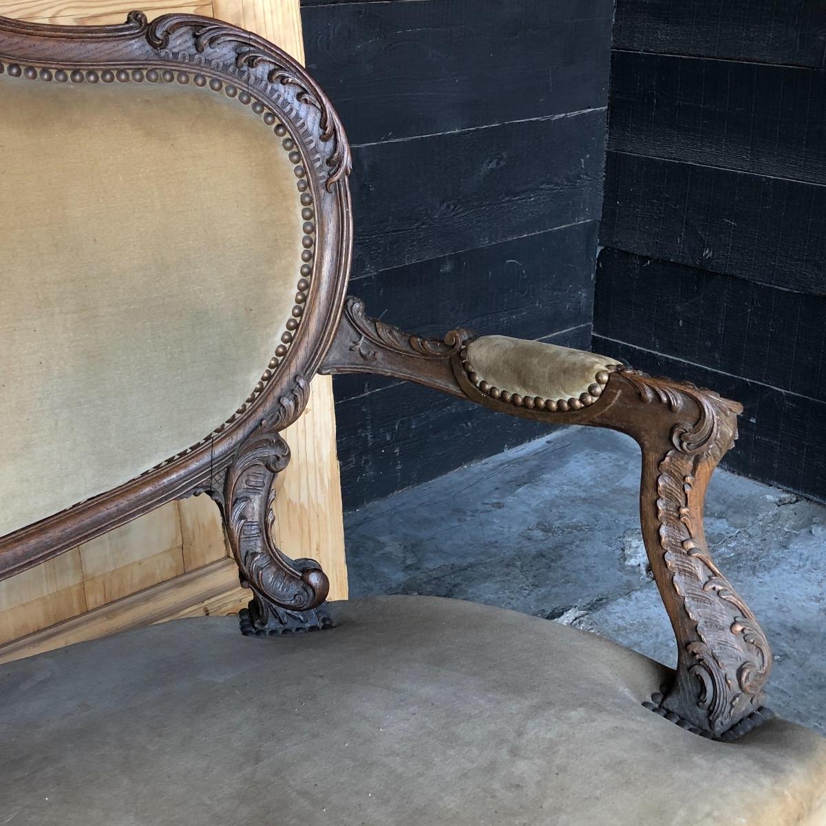 French Louis XV sofa