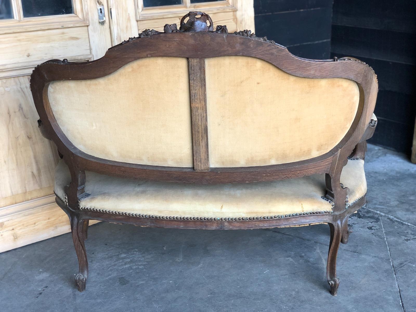 French Louis XV sofa