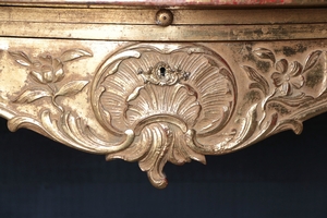 style Gilt consol Louis XV 20 th century