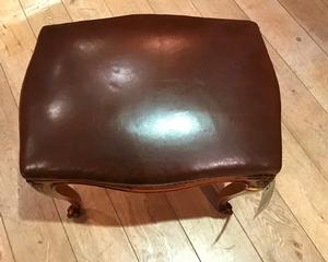  Leather Louis XV Foot stool