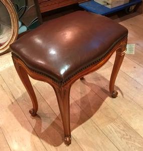  Leather Louis XV Foot stool