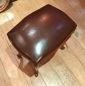  Leather Louis XV Foot stool