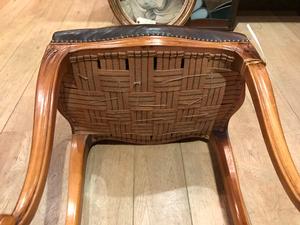  Leather Louis XV Foot stool