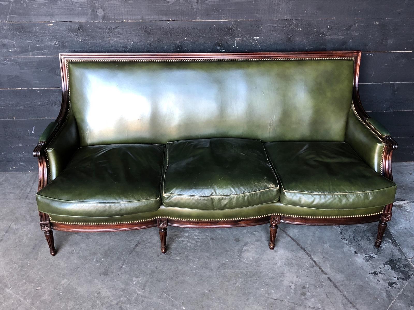 Leather sofa 