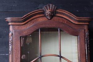 LOUIS 15 style QUALITY DISPLAY CABINET in OAK, FRANCE 1930