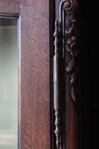 LOUIS 15 style QUALITY DISPLAY CABINET in OAK, FRANCE 1930