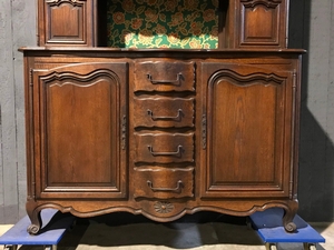 Louis XV style Antique cupboard in oak, France 1930