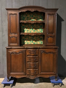 Louis XV style Antique cupboard in oak, France 1930