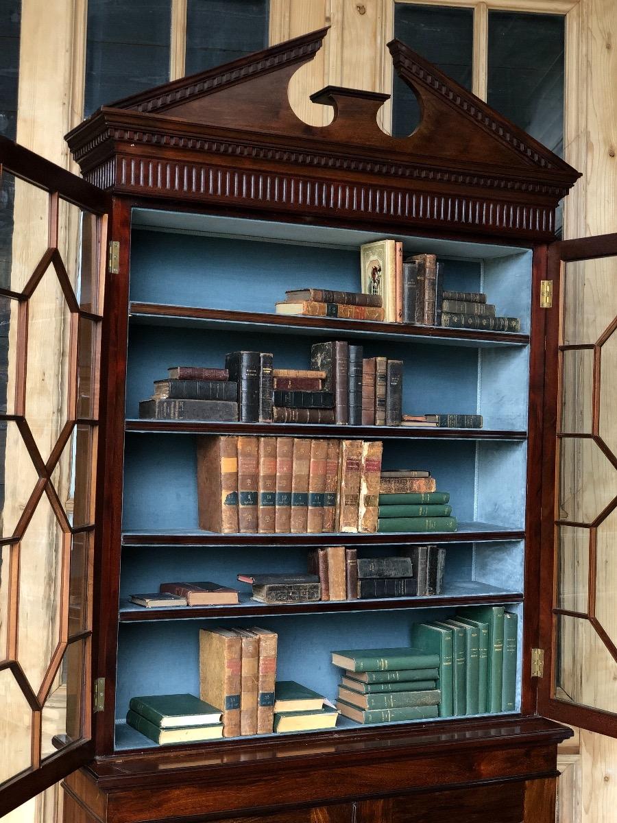Mahogany English bookcase 19th Century 