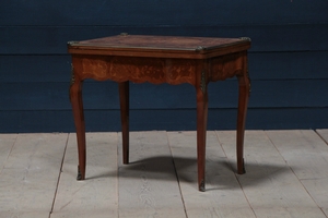 style Marquetery game table 1940