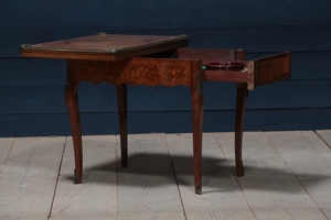 style Marquetery game table 1940