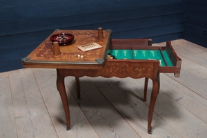 style Marquetery game table 1940