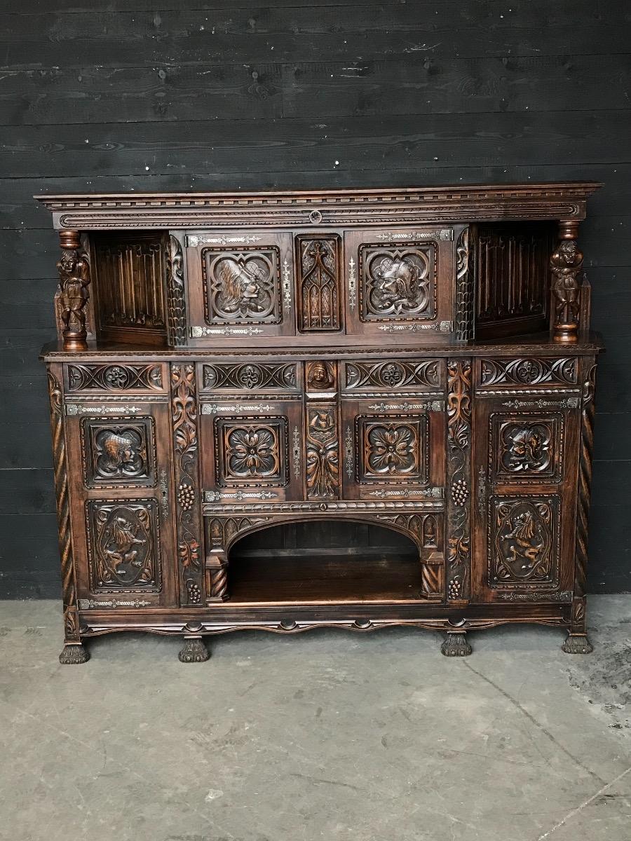 Oak Gothic Dining Room