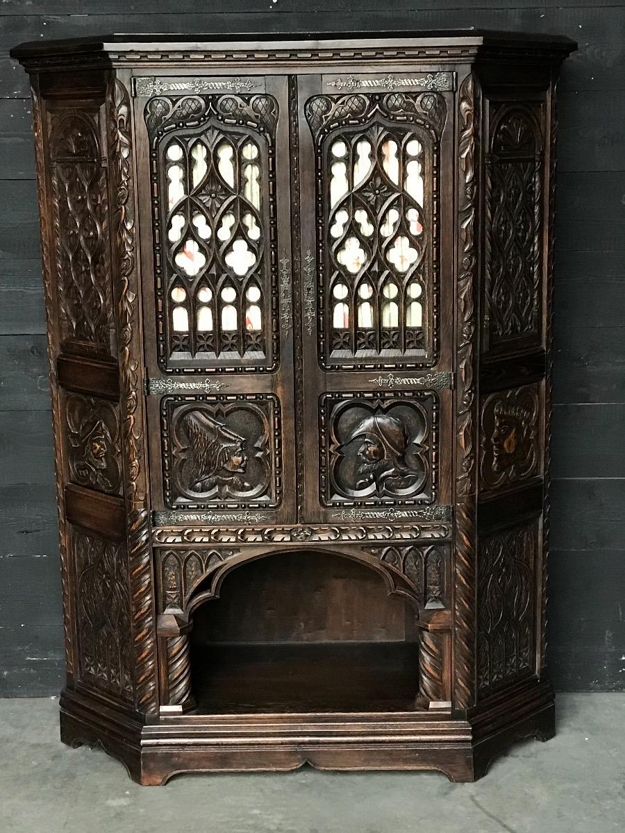 Oak Gothic Dining Room