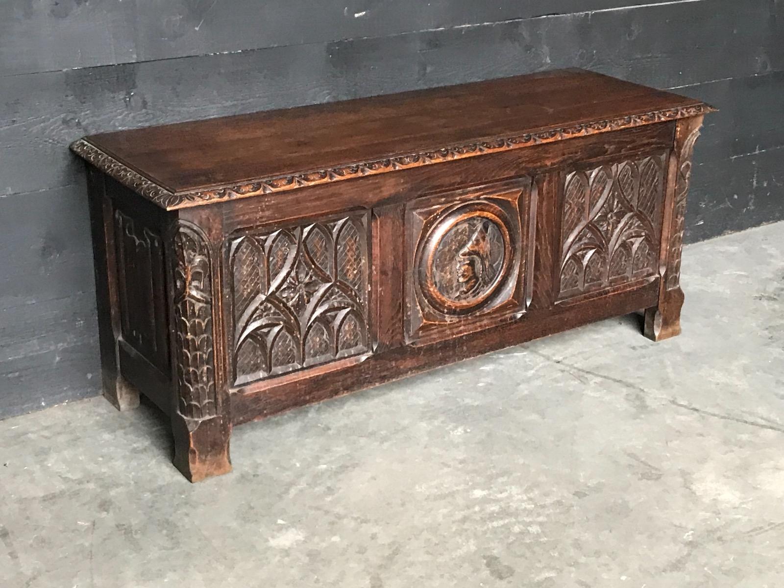 Oak Gothic Dining Room