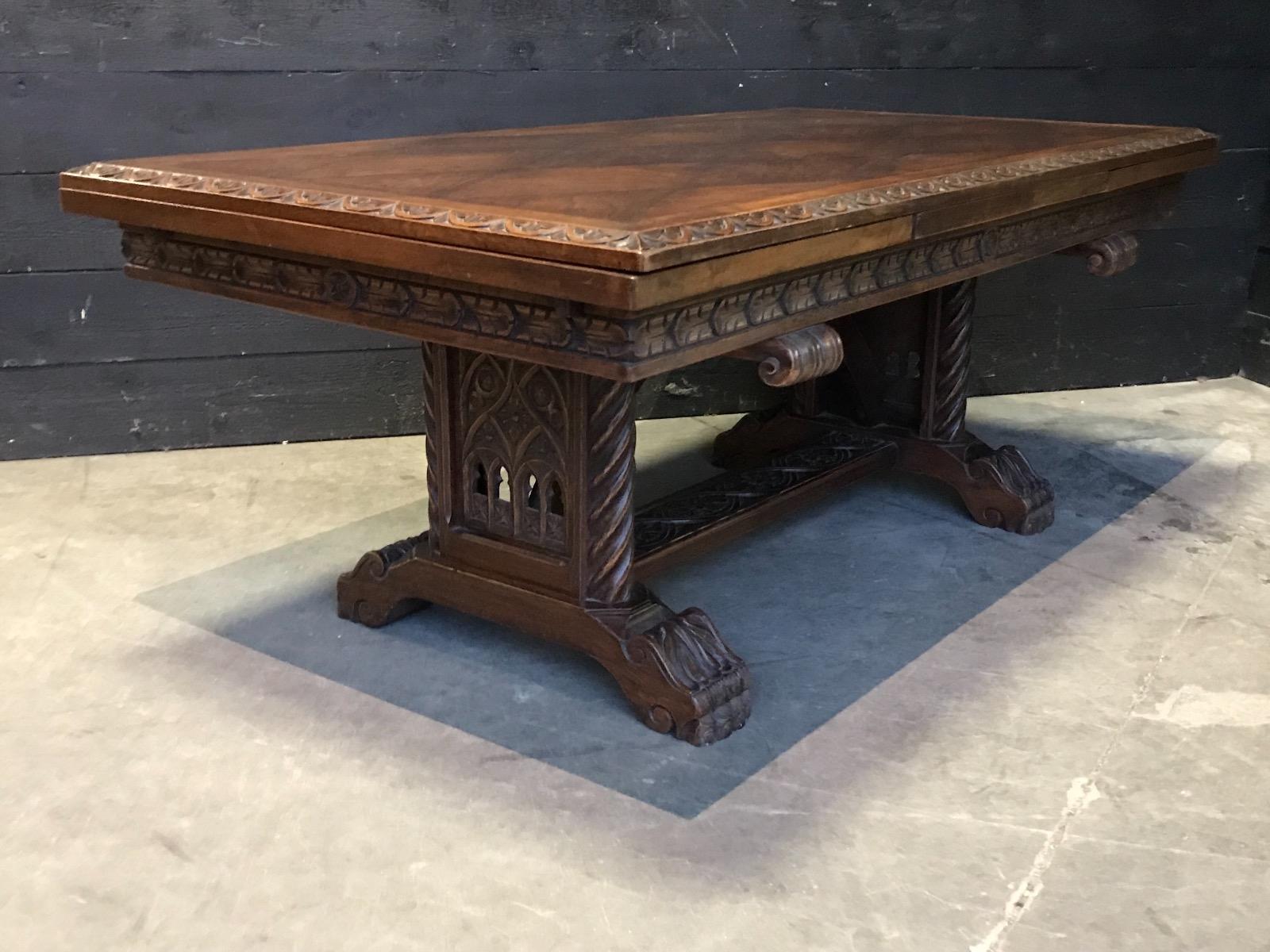 Oak Gothic Dining Room