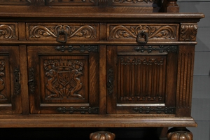 style Oak renaissance sideboard 1940