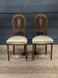 Pair of side chairs 